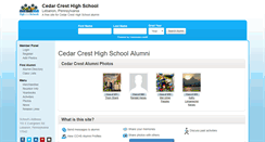 Desktop Screenshot of cedarcresthighschool.org